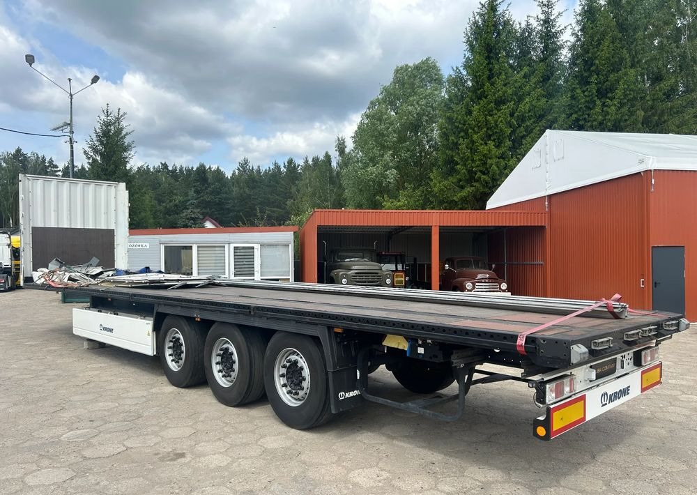 Krone SD FIRANKA / PLATFORMA / USZKODZONA ZABUDOWA / 2019 ROK !! - Dropside/ Flatbed semi-trailer: picture 3 Krone SD FIRANKA / PLATFORMA / USZKODZONA ZABUDOWA / 2019 ROK !! - Dropside/ Flatbed semi-trailer: picture 3