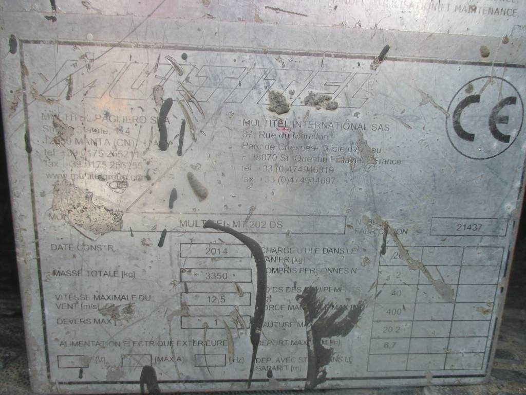 Truck mounted aerial platform Multitel MT 202 DS: picture 17