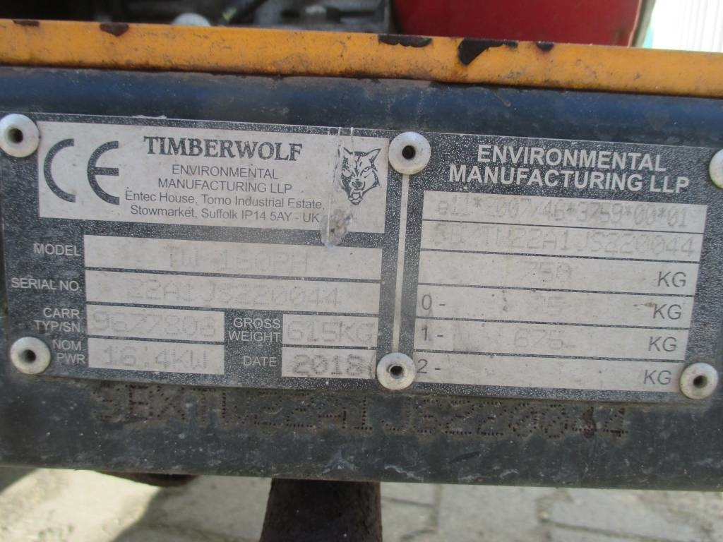 Wood chipper Timberwolf TW160PH: picture 8