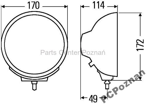 Hella HALOGEN LED HELLA LUMINATOR COMPACT CHROMIUM CELIS 1517076 - Headlight: picture 2 Hella HALOGEN LED HELLA LUMINATOR COMPACT CHROMIUM CELIS 1517076 - Headlight: picture 2