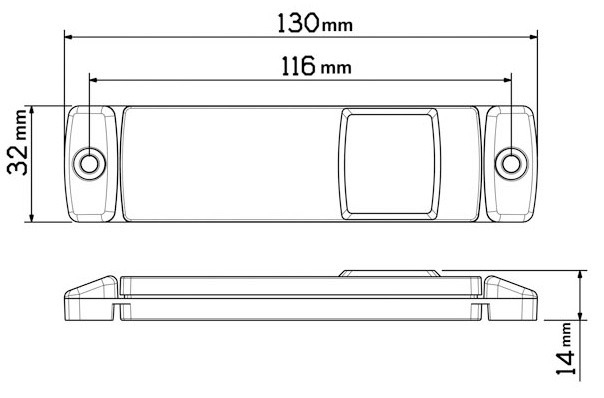 TRP Tylna lampa obrysowa LED 1528143 zamiennik Hella 2PS 008 645 - Lights/ Lighting: picture 2 TRP Tylna lampa obrysowa LED 1528143 zamiennik Hella 2PS 008 645 - Lights/ Lighting: picture 2