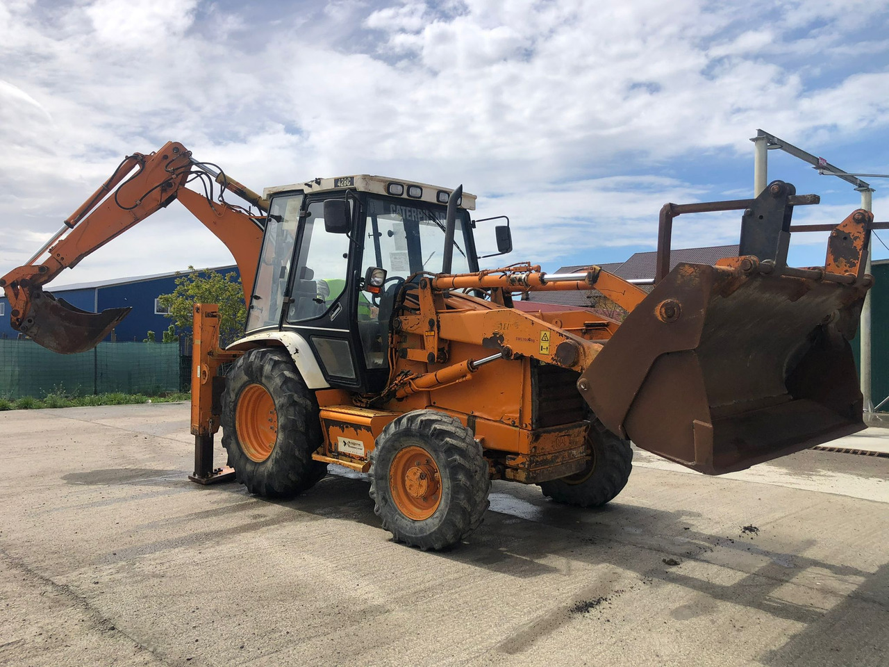 CATERPILLAR 428 C TERRACING EQUIPMENT BULLDOEXCAVATOR - Backhoe loader: picture 4 CATERPILLAR 428 C TERRACING EQUIPMENT BULLDOEXCAVATOR - Backhoe loader: picture 4
