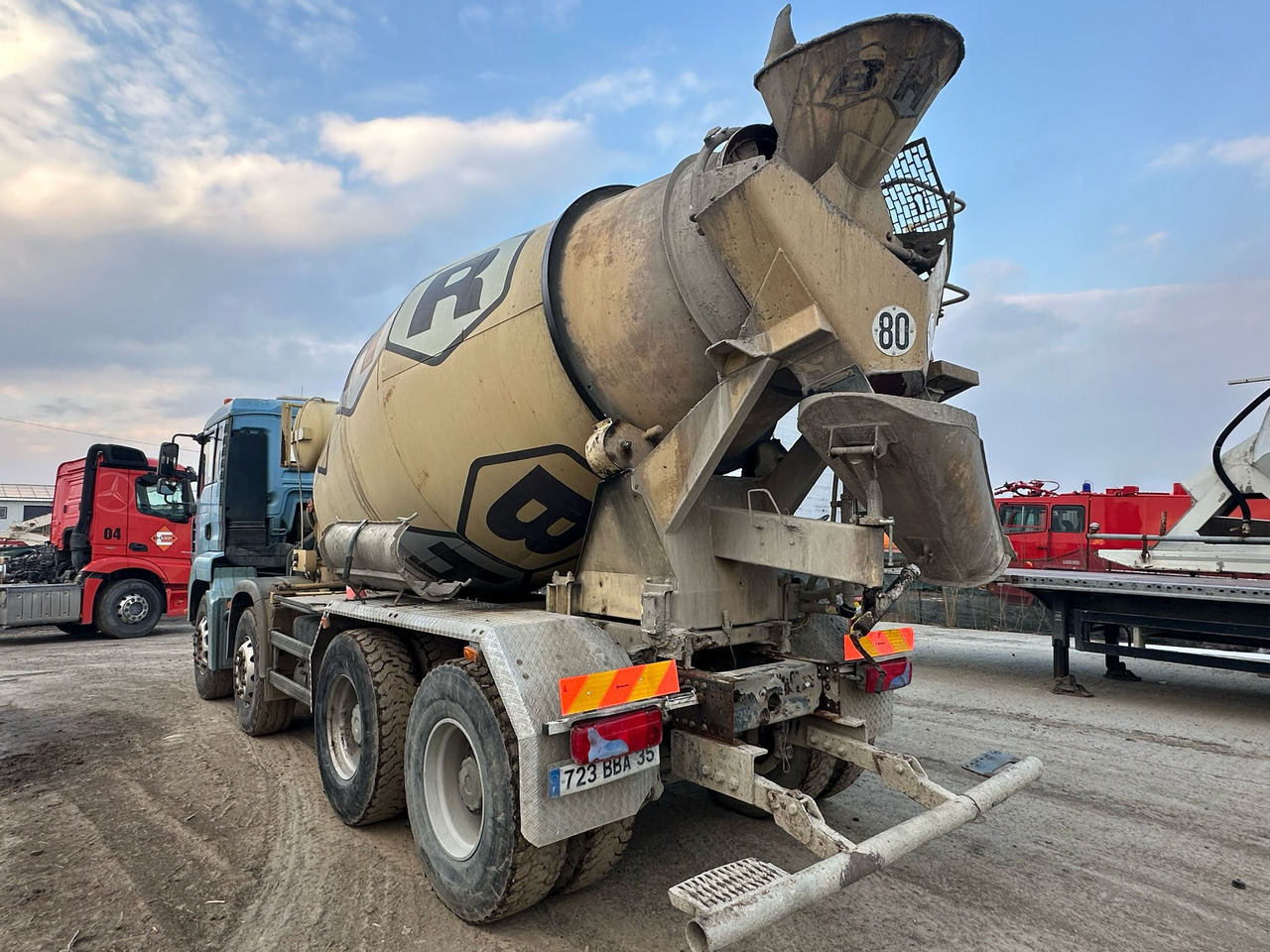 Concrete mixer truck MAN TGA Concrete Mixer: picture 13