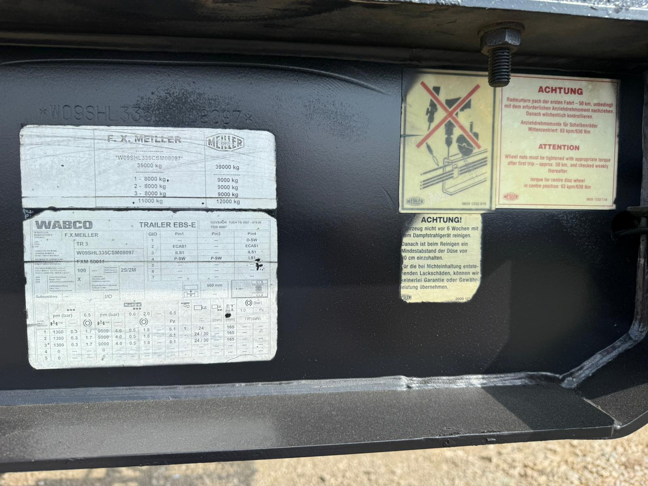 Tipper semi-trailer MEILLER TIPPER SEMI-TRAILER: picture 9