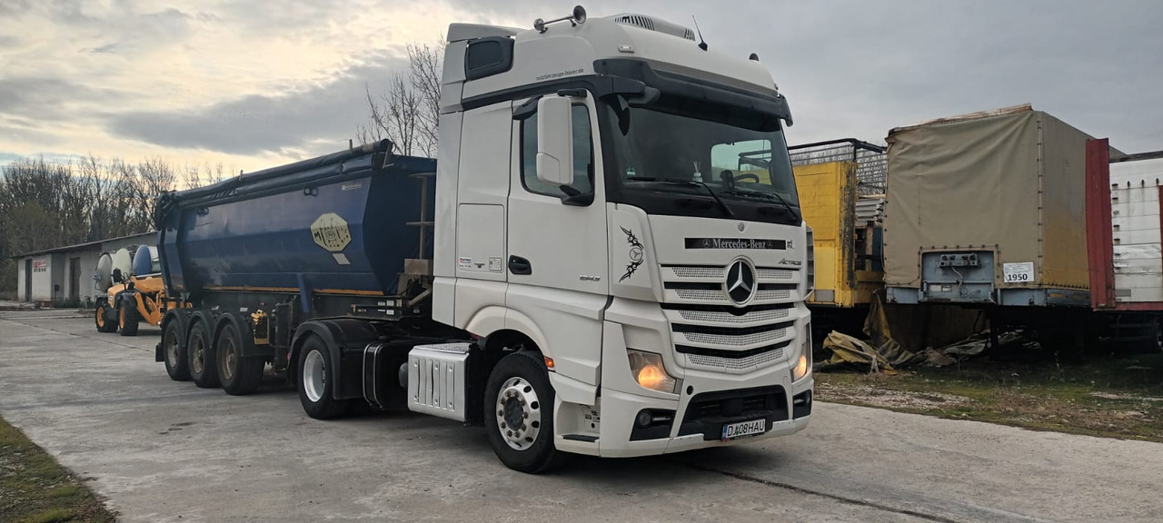 Tractor Head Mercedes-Benz Actros (2013) + Semi-trailer Tipper Meiller – Kipper (2005) - Tractor unit: picture 2 Tractor Head Mercedes-Benz Actros (2013) + Semi-trailer Tipper Meiller – Kipper (2005) - Tractor unit: picture 2