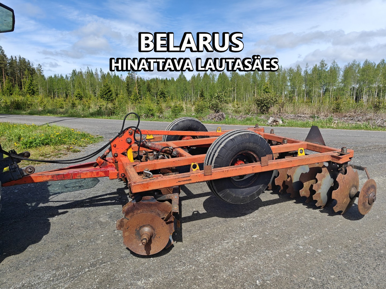 Belarus hinattava 300cm Katso video! - Disc harrow: picture 1 Belarus hinattava 300cm Katso video! - Disc harrow: picture 1