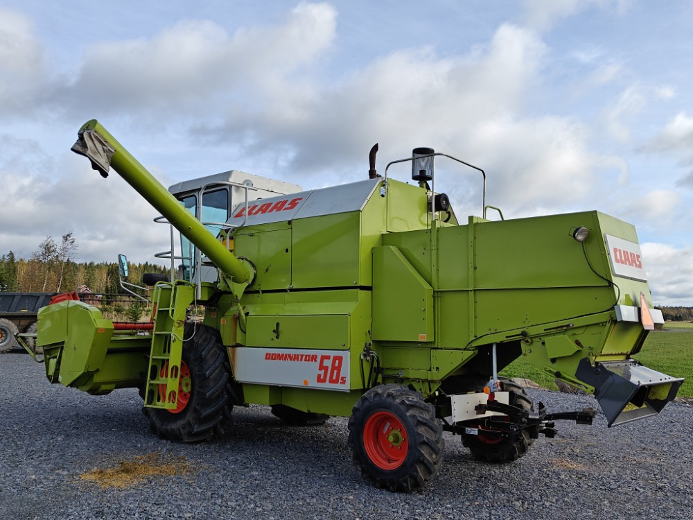 Claas Dominator 58S, 6-sylinterinen Hydraulinen torvi, ruumenlevitin, katso video! - Combine harvester: picture 2 Claas Dominator 58S, 6-sylinterinen Hydraulinen torvi, ruumenlevitin, katso video! - Combine harvester: picture 2