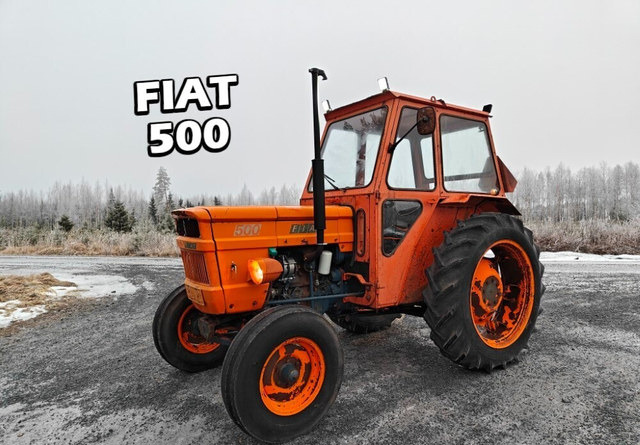 Fiat 500 hytillinen pikkutraktori - Farm tractor: picture 1 Fiat 500 hytillinen pikkutraktori - Farm tractor: picture 1