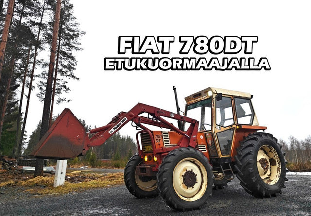 Fiat 780DT etukuormaajalla - Farm tractor: picture 1 Fiat 780DT etukuormaajalla - Farm tractor: picture 1