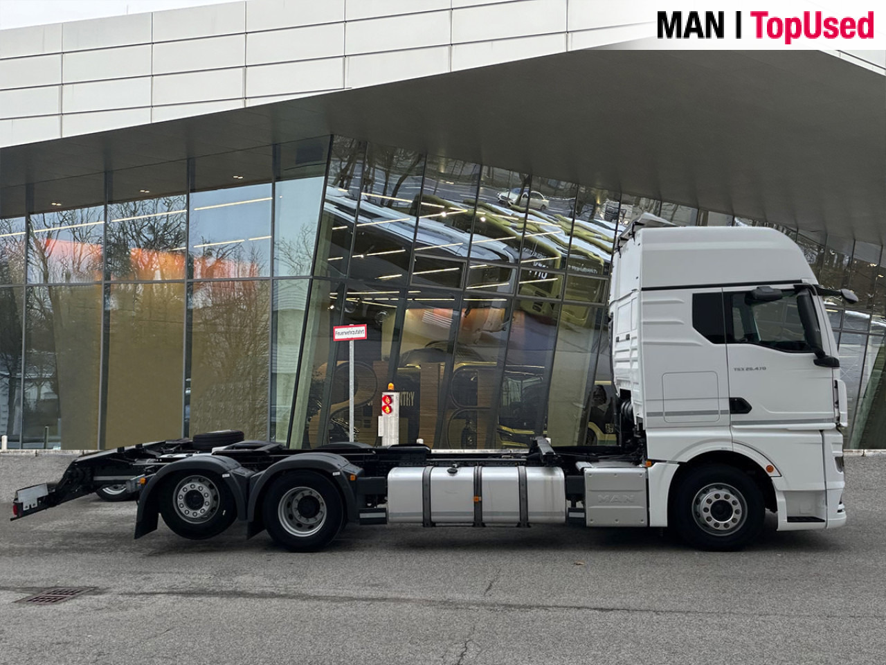 Container transporter/ Swap body truck MAN TGX 26.470 6x2-2 LL CH Retarder Klima AHK ZV: picture 12