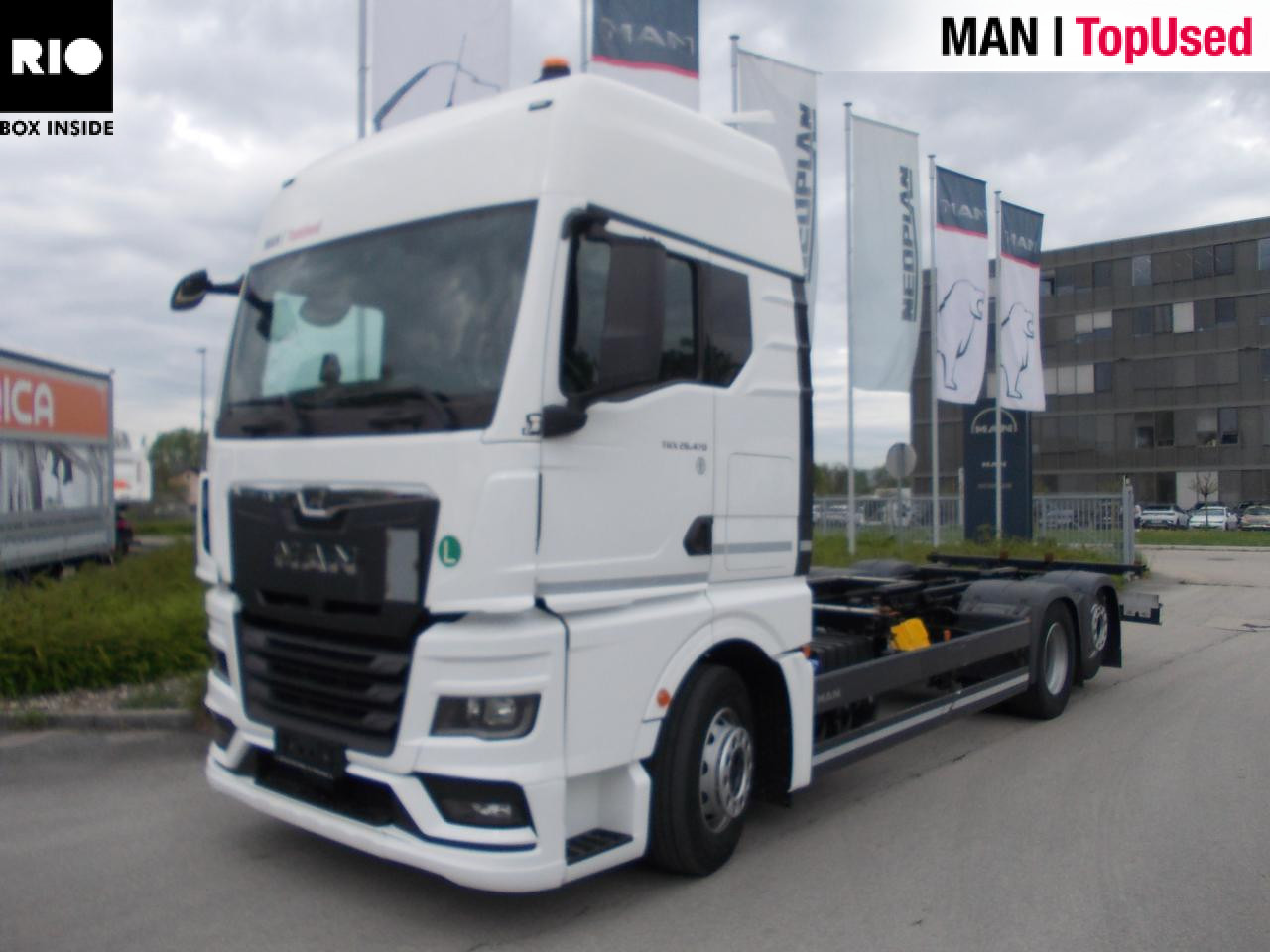 MAN TGX 26.470 6x2-2 LL CH Retarder Klima AHK ZV - Container transporter/ Swap body truck: picture 1 MAN TGX 26.470 6x2-2 LL CH Retarder Klima AHK ZV - Container transporter/ Swap body truck: picture 1