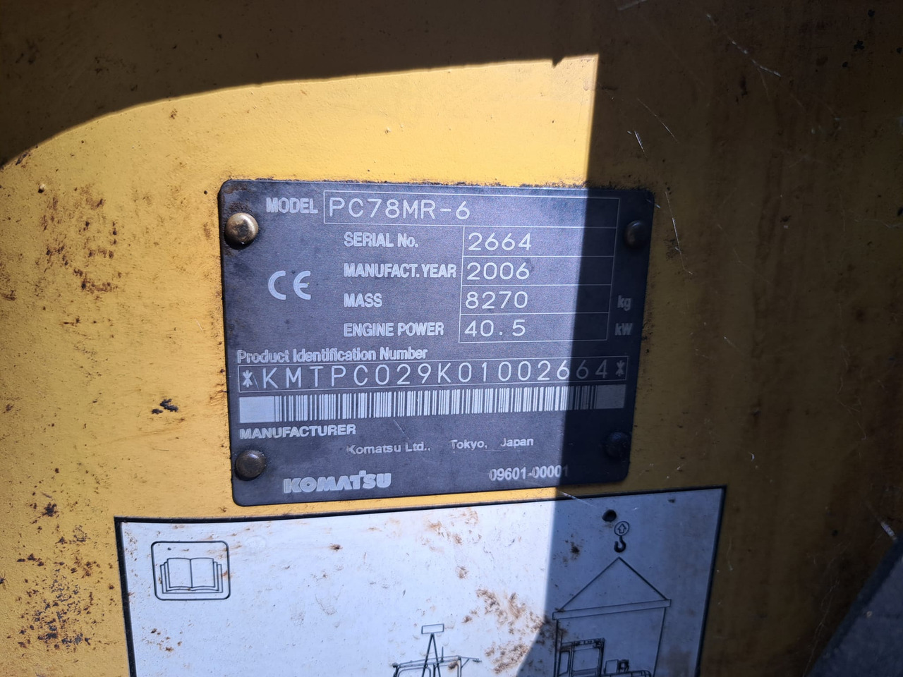KOMATSU PC 78 new tracks - Crawler excavator: picture 2 KOMATSU PC 78 new tracks - Crawler excavator: picture 2
