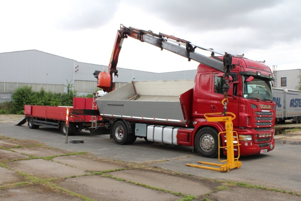 SCANIA R480 PALFINGER PK16000, EURO 5, CRANE FORKS - Tipper, Crane truck: picture 2 SCANIA R480 PALFINGER PK16000, EURO 5, CRANE FORKS - Tipper, Crane truck: picture 2