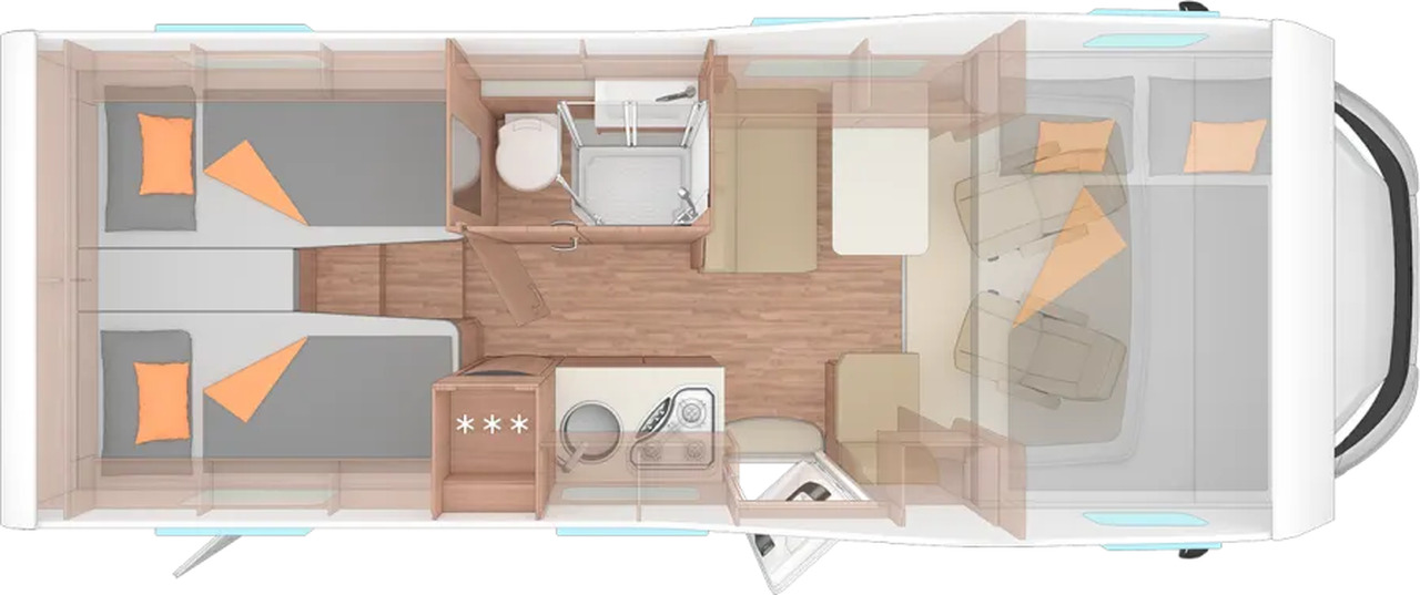 Wohnmobil Weinsberg CaraHome 650 MEG - Alcove motorhome: picture 2 Wohnmobil Weinsberg CaraHome 650 MEG - Alcove motorhome: picture 2