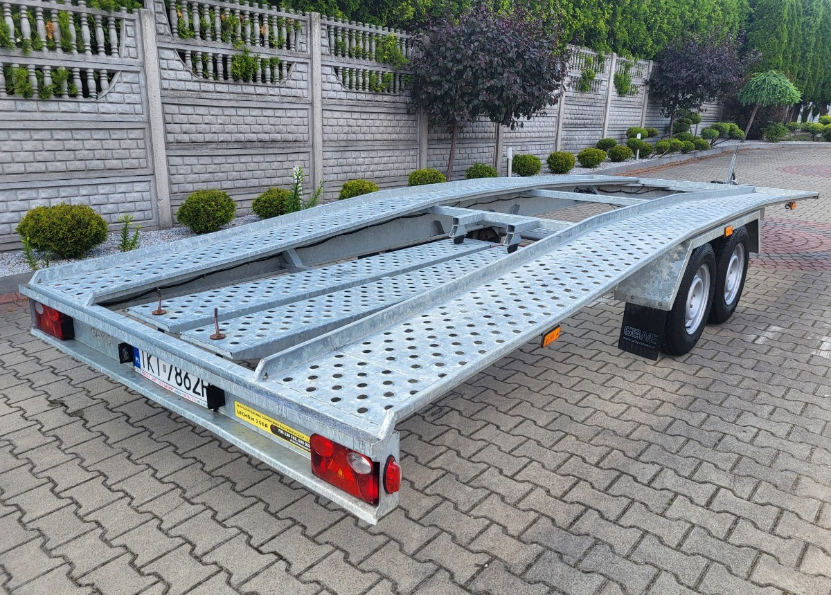 Autotransporter trailer GEWE DMC 270kg długa 5m nowa nie używana Dmc Stan Idealny nowy: picture 11