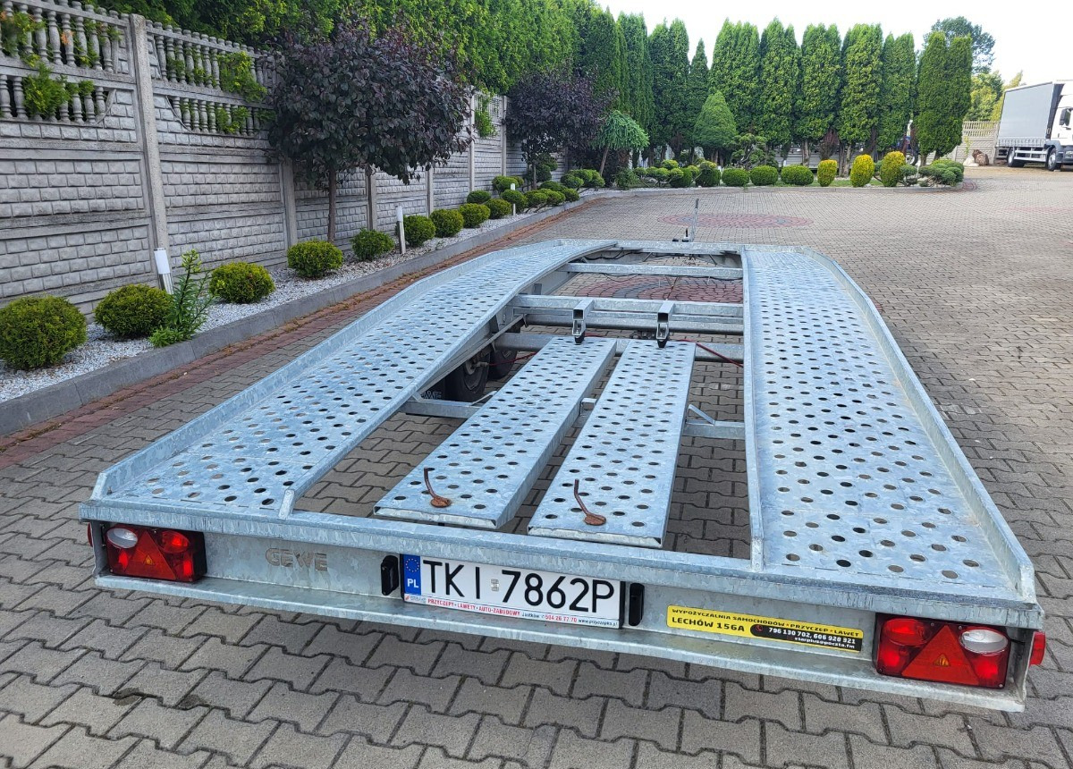 Autotransporter trailer GEWE DMC 270kg długa 5m nowa nie używana Dmc Stan Idealny nowy: picture 13