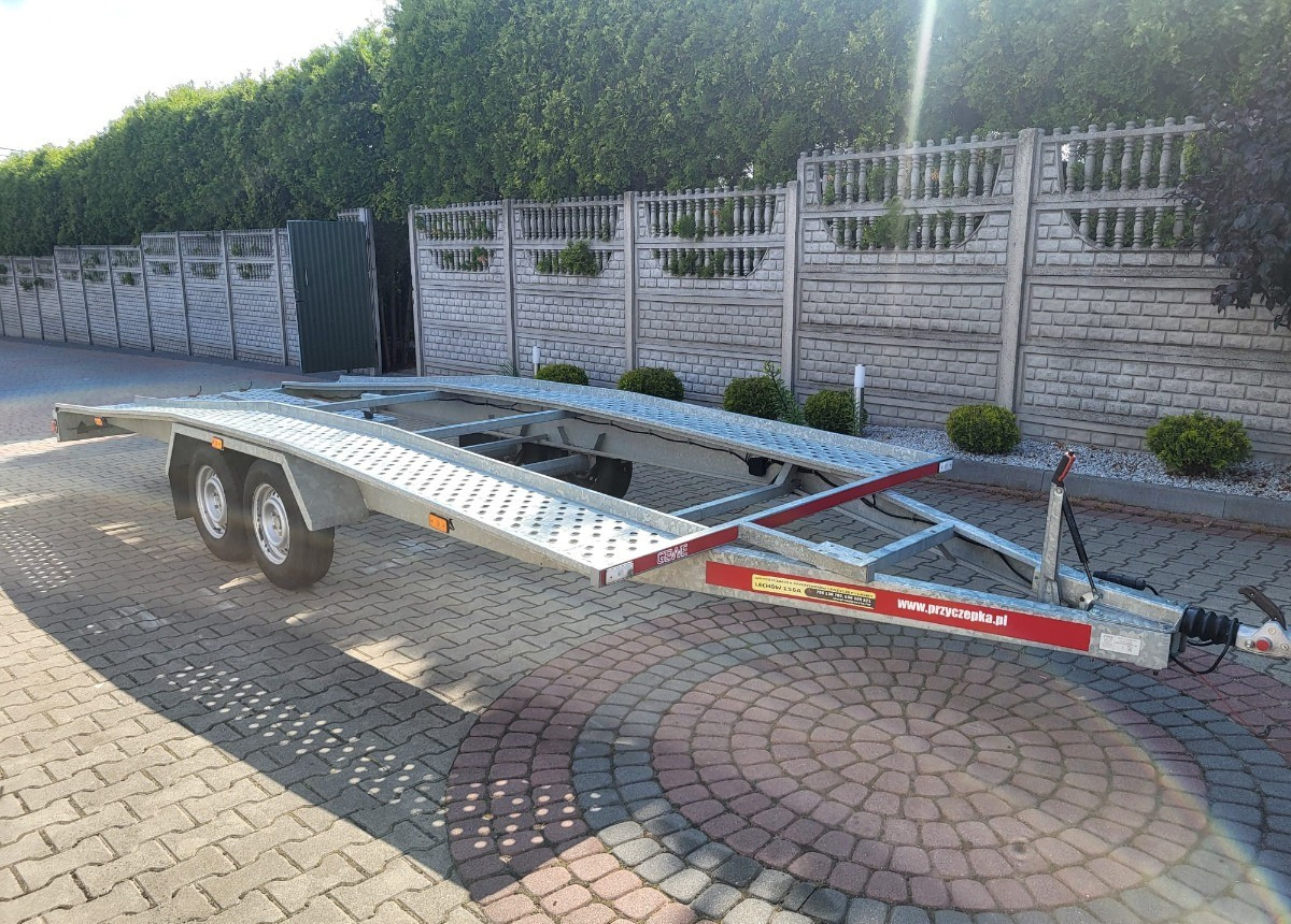 Autotransporter trailer GEWE DMC 270kg długa 5m nowa nie używana Dmc Stan Idealny nowy: picture 10
