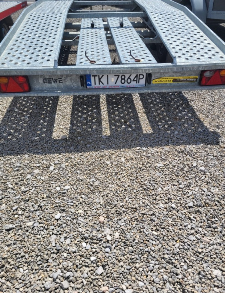 Autotransporter trailer GEWE DMC 270kg długa 5m nowa nie używana Dmc Stan Idealny nowy: picture 12