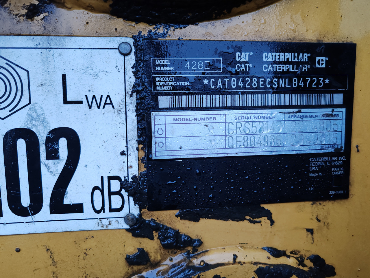 Backhoe loader CATERPILLAR 428E: picture 18