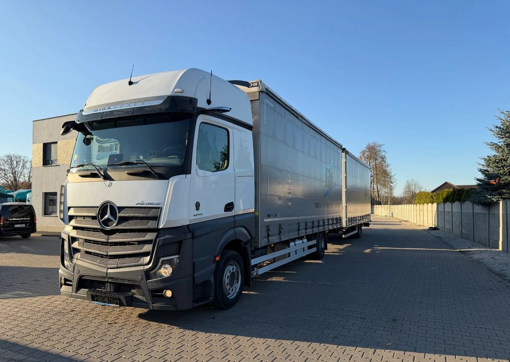 Mercedes-Benz ACTROS 1845 Zestaw przestrzenny przejazdowy120m3 - Curtainsider truck: picture 2 Mercedes-Benz ACTROS 1845 Zestaw przestrzenny przejazdowy120m3 - Curtainsider truck: picture 2