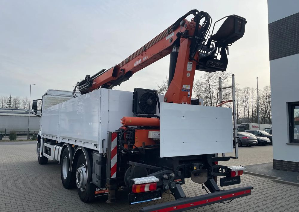 Dropside/ Flatbed truck Mercedes-Benz Arocs 2545, HDS ATLAS 186.3 - PILOT: picture 8