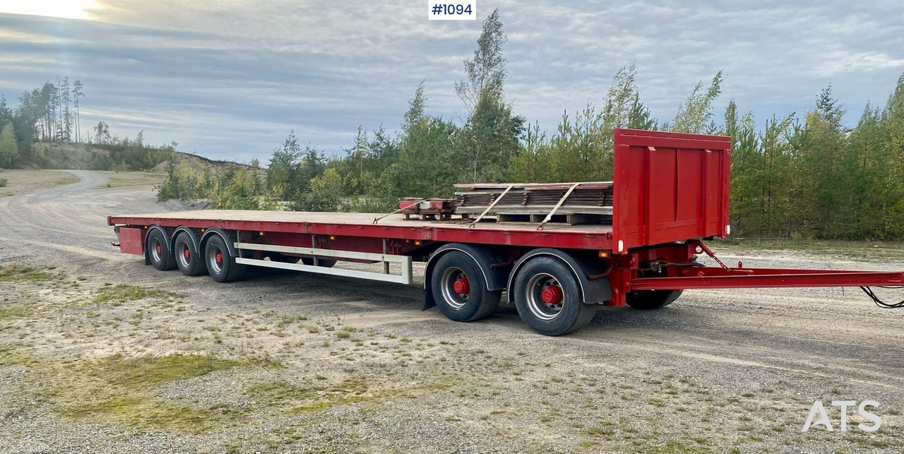 NTM 5-akselinen Lavaperävaunu - Dropside/ Flatbed trailer: picture 1 NTM 5-akselinen Lavaperävaunu - Dropside/ Flatbed trailer: picture 1