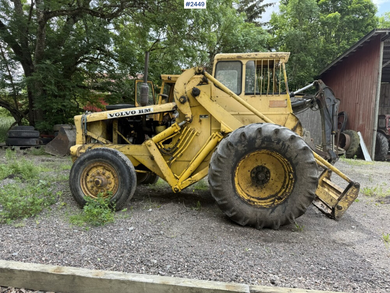 Backhoe loader Volvo BM LM 218 Repair item - Farm tractor: picture 2 Backhoe loader Volvo BM LM 218 Repair item - Farm tractor: picture 2