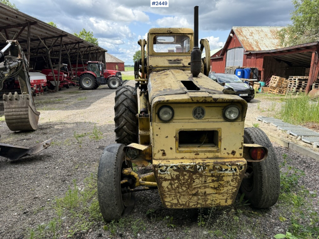Backhoe loader Volvo BM LM 218 Repair item - Farm tractor: picture 4 Backhoe loader Volvo BM LM 218 Repair item - Farm tractor: picture 4