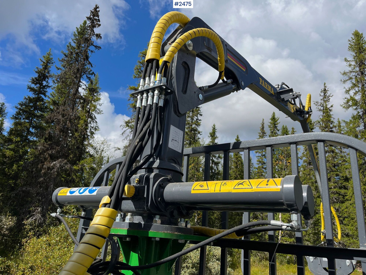 Farma Forestry Trailer T7 - CT4.6-7D, 7 tons – frame steering - Forestry equipment: picture 2 Farma Forestry Trailer T7 - CT4.6-7D, 7 tons – frame steering - Forestry equipment: picture 2