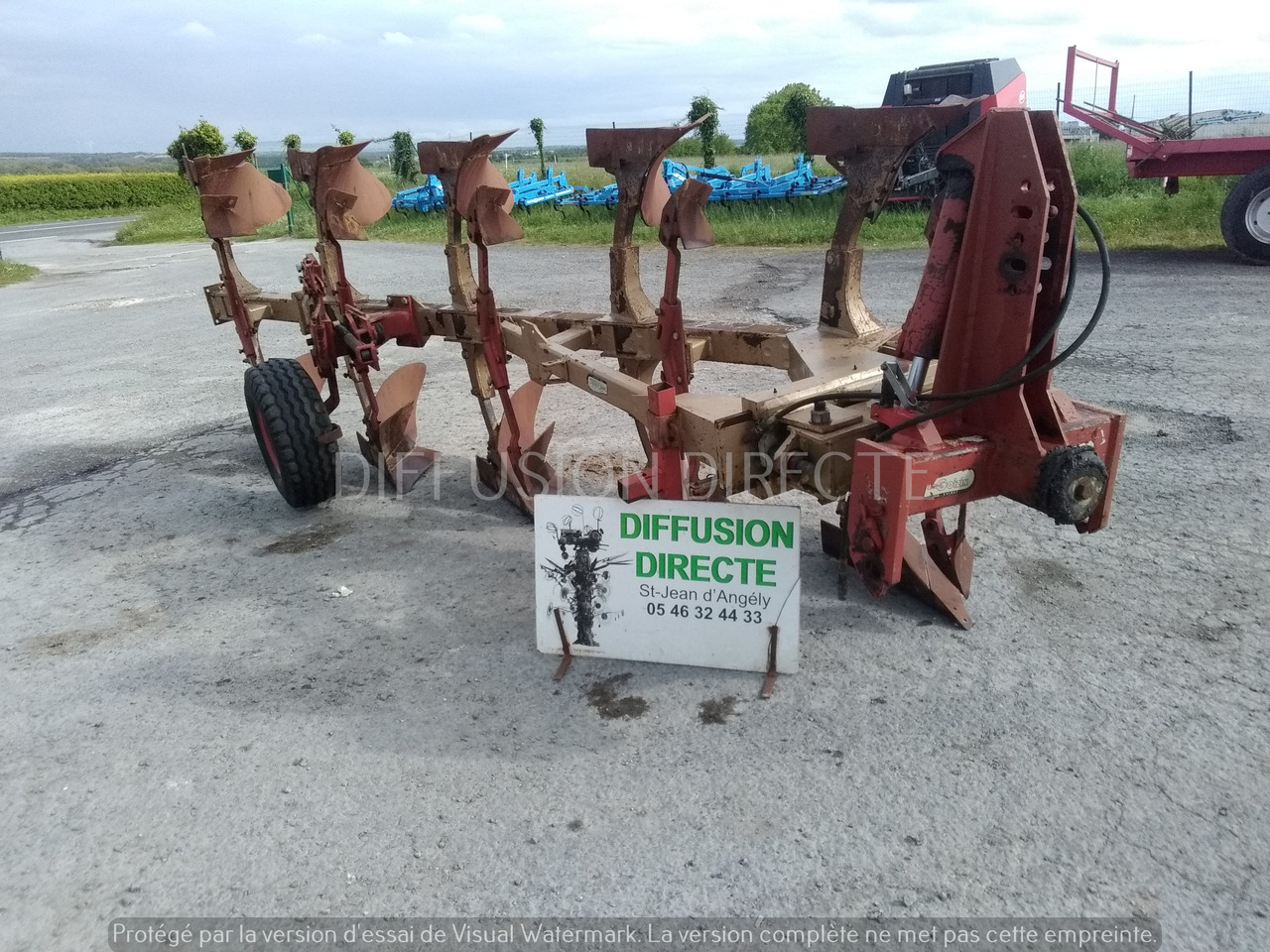 GOIZIN CHARRUE 744-14 HLL - Plow: picture 1 GOIZIN CHARRUE 744-14 HLL - Plow: picture 1
