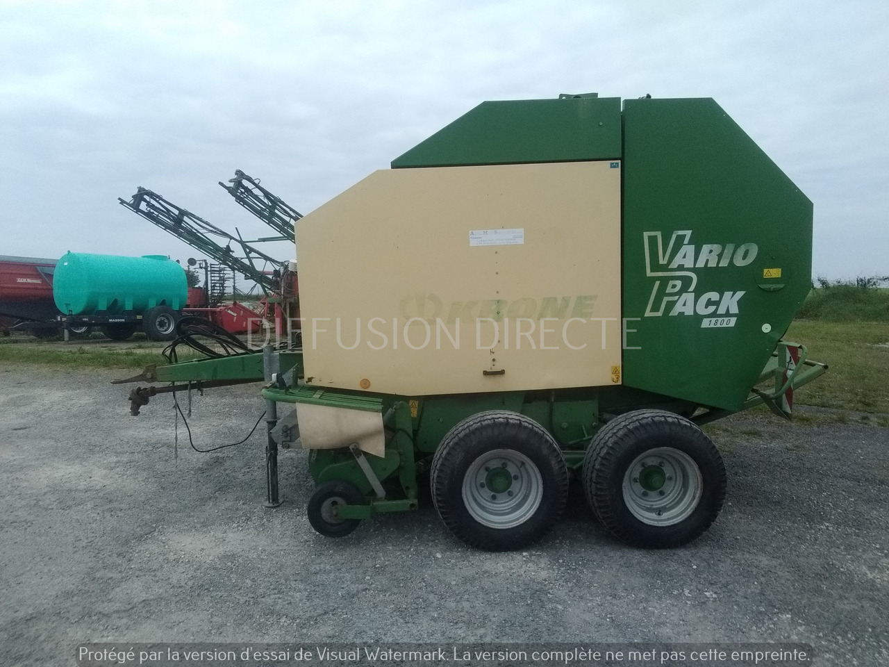 KRONE PRESSE A BALLES RONDES VARIO 1800 PACK - Round baler: picture 2 KRONE PRESSE A BALLES RONDES VARIO 1800 PACK - Round baler: picture 2