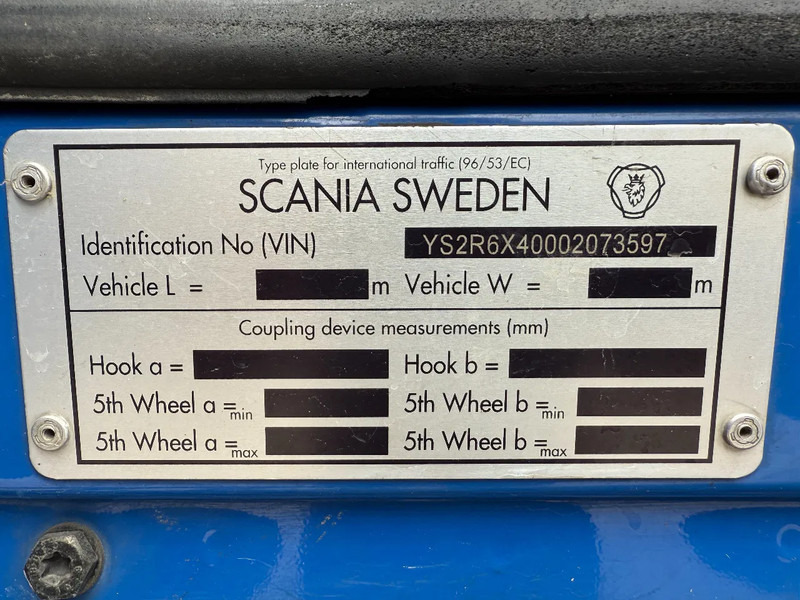 Dropside/ Flatbed truck Scania R730 V8 6X4 Retarder 2012 Low km: picture 13