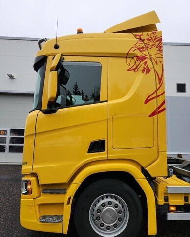 Container transporter/ Swap body truck Scania R410 CNG / CBG 6x2: picture 8