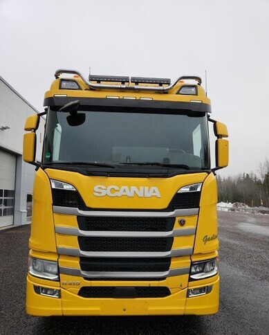 Container transporter/ Swap body truck Scania R410 CNG / CBG 6x2: picture 6