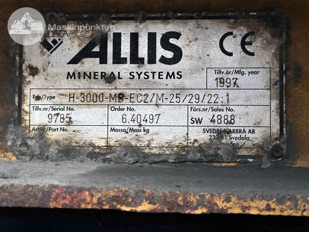 Crusher Allis Minerals H-3000-MB: picture 9