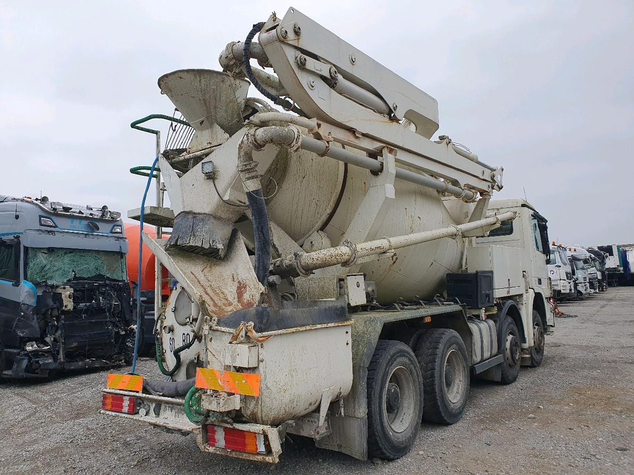 MERCEDES ACTROS 3236 MALAX PUTZMEISTER - Concrete mixer truck: picture 4 MERCEDES ACTROS 3236 MALAX PUTZMEISTER - Concrete mixer truck: picture 4
