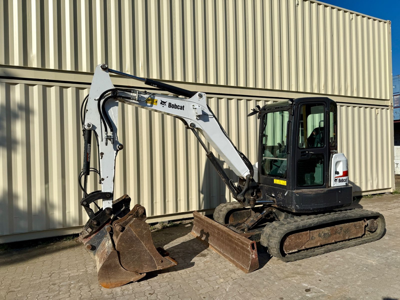 Bobcat E45 / 2020 BJ / 2.082 H / 3 x Löffel - Mini excavator: picture 1 Bobcat E45 / 2020 BJ / 2.082 H / 3 x Löffel - Mini excavator: picture 1