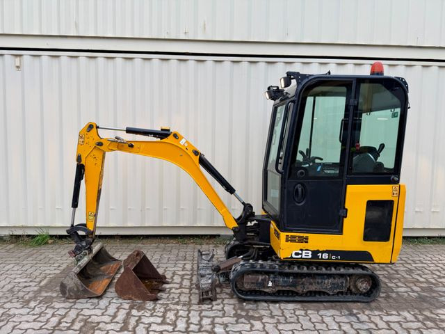 JCB 16C-1 /2019 BJ/1.171 H/verbr. Laufwerk/2xLöffel - Mini excavator: picture 3 JCB 16C-1 /2019 BJ/1.171 H/verbr. Laufwerk/2xLöffel - Mini excavator: picture 3