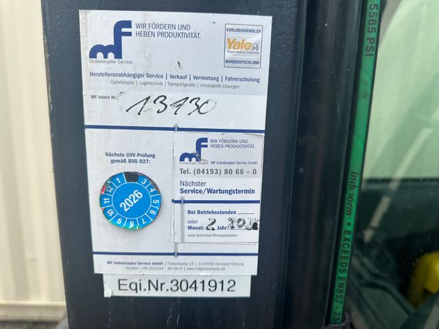 Electric forklift Yale ERP30VL / Seitenschieber + Zinkenverstellung: picture 10