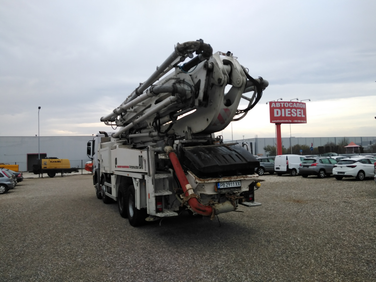 Mercedes-Benz ACTROS 4144 PUTZMEISTER M42 - Concrete pump truck: picture 5 Mercedes-Benz ACTROS 4144 PUTZMEISTER M42 - Concrete pump truck: picture 5