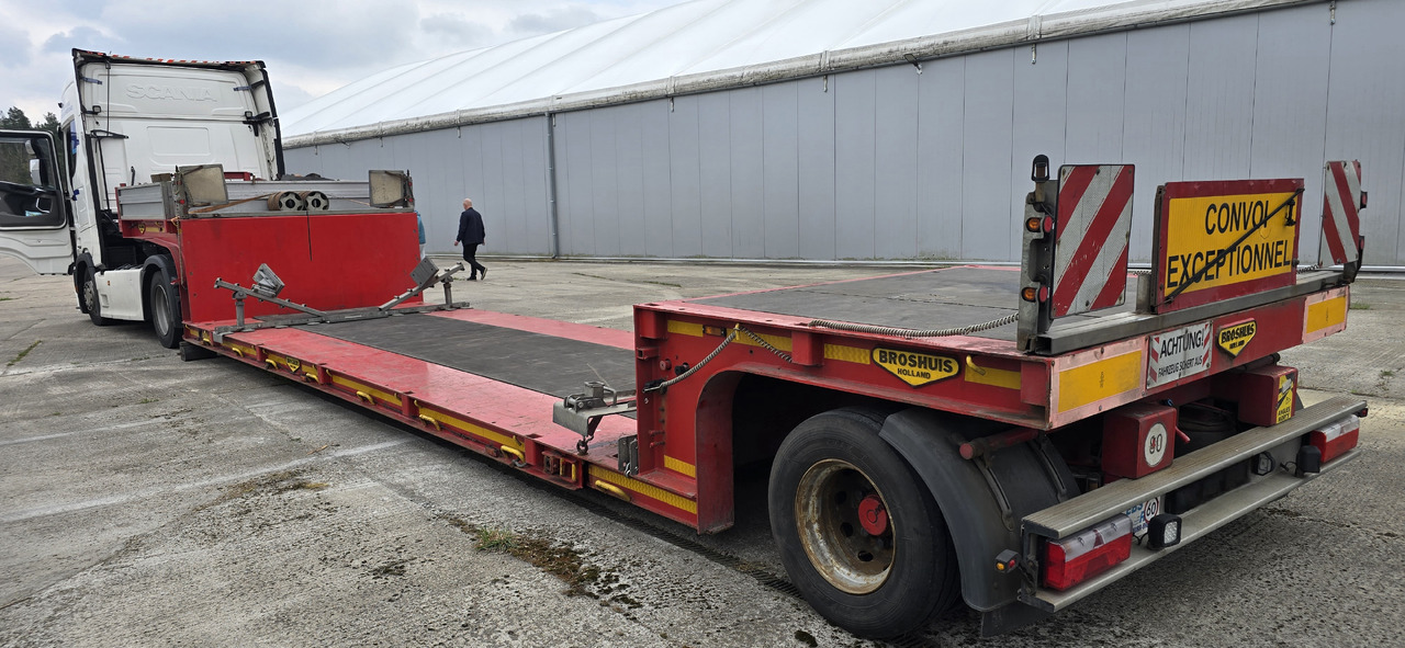 BROSHUIS 1ADU '2008 extended and torsion axle - Low loader semi-trailer: picture 4 BROSHUIS 1ADU '2008 extended and torsion axle - Low loader semi-trailer: picture 4