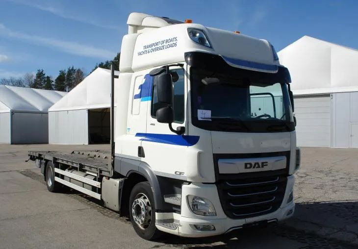 DAF CF 410 EURO 6 Laweta - Platforma super stan - Dropside/ Flatbed truck: picture 3 DAF CF 410 EURO 6 Laweta - Platforma super stan - Dropside/ Flatbed truck: picture 3