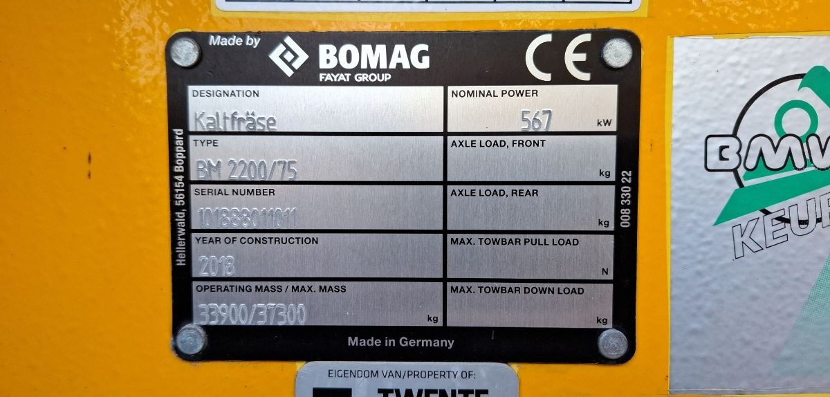 BOMAG DE BM 2200/75 Stage IV/Tier 4f - Asphalt machine: picture 2 BOMAG DE BM 2200/75 Stage IV/Tier 4f - Asphalt machine: picture 2