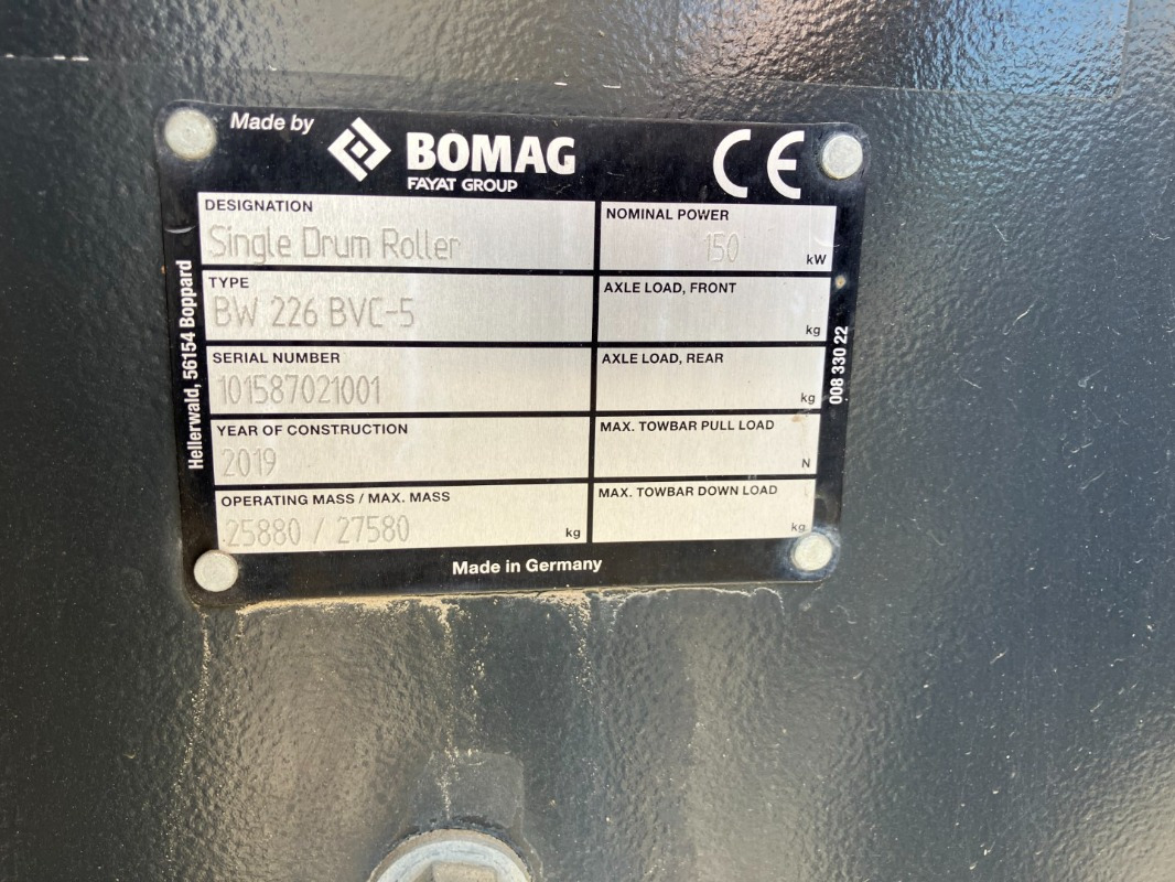 BOMAG DE BW 226 BVC-5 Stage V/Tier 4f - Roller: picture 5 BOMAG DE BW 226 BVC-5 Stage V/Tier 4f - Roller: picture 5