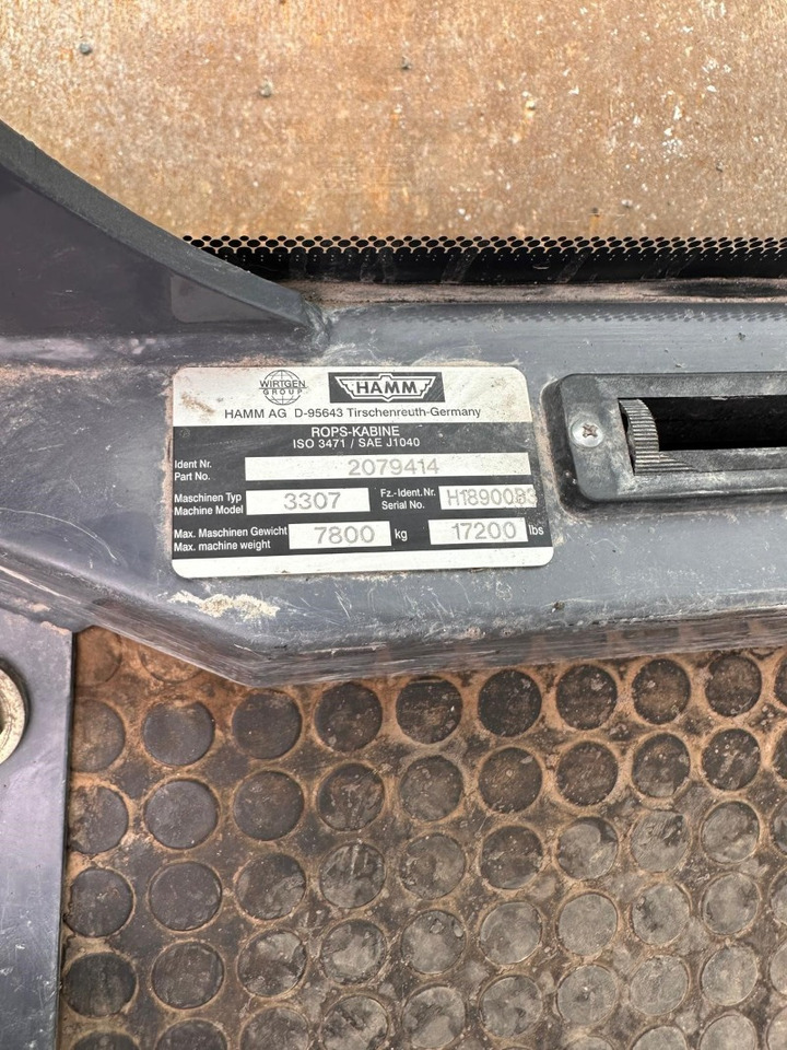 HAMM 3307 - Compactor: picture 3 HAMM 3307 - Compactor: picture 3