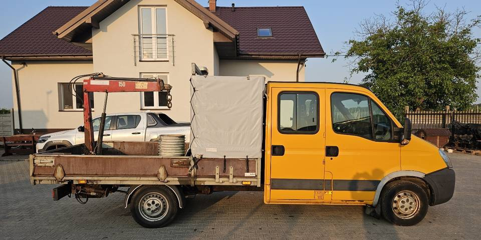 Iveco Daily 35S14 HDS 830 kg doka dubel brygadówka - Open body delivery van: picture 1 Iveco Daily 35S14 HDS 830 kg doka dubel brygadówka - Open body delivery van: picture 1
