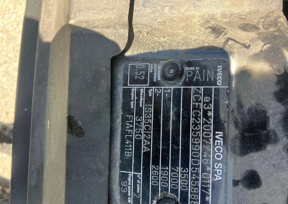 Iveco DAILY 35C13 ramo do zabudowy kiper wywrotka - Cab chassis truck: picture 5 Iveco DAILY 35C13 ramo do zabudowy kiper wywrotka - Cab chassis truck: picture 5