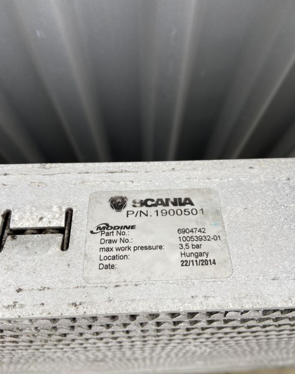 Intercooler Scania G euro 6 chłodnica powietrza 1902444 - Intercooler for Truck: picture 3 Intercooler Scania G euro 6 chłodnica powietrza 1902444 - Intercooler for Truck: picture 3