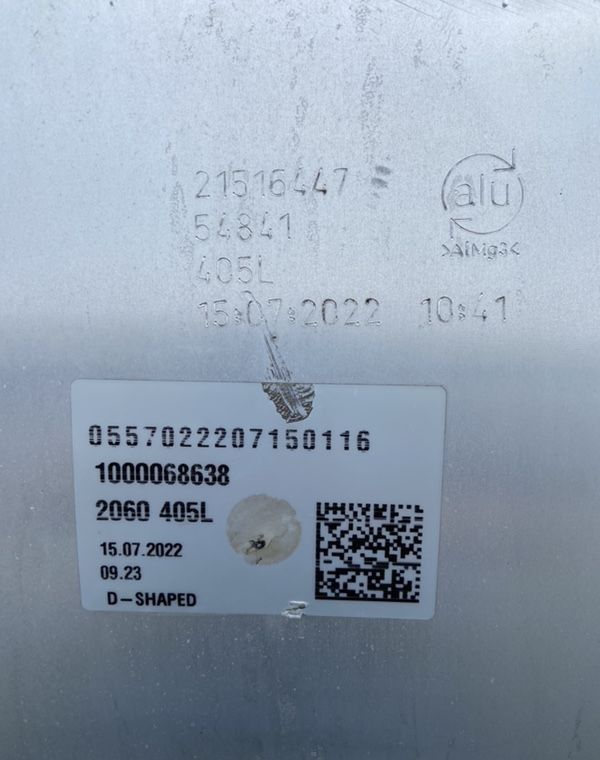 Zbiornik paliwa Volvo FH FM Renault 405 litrów bak 101 cm - Fuel tank for Truck: picture 5 Zbiornik paliwa Volvo FH FM Renault 405 litrów bak 101 cm - Fuel tank for Truck: picture 5