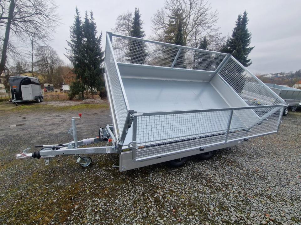 Böckmann DK-AL 3218/35 P 3,5t Gitter Rampen Stützen Alufelgen - Tipper trailer: picture 5 Böckmann DK-AL 3218/35 P 3,5t Gitter Rampen Stützen Alufelgen - Tipper trailer: picture 5